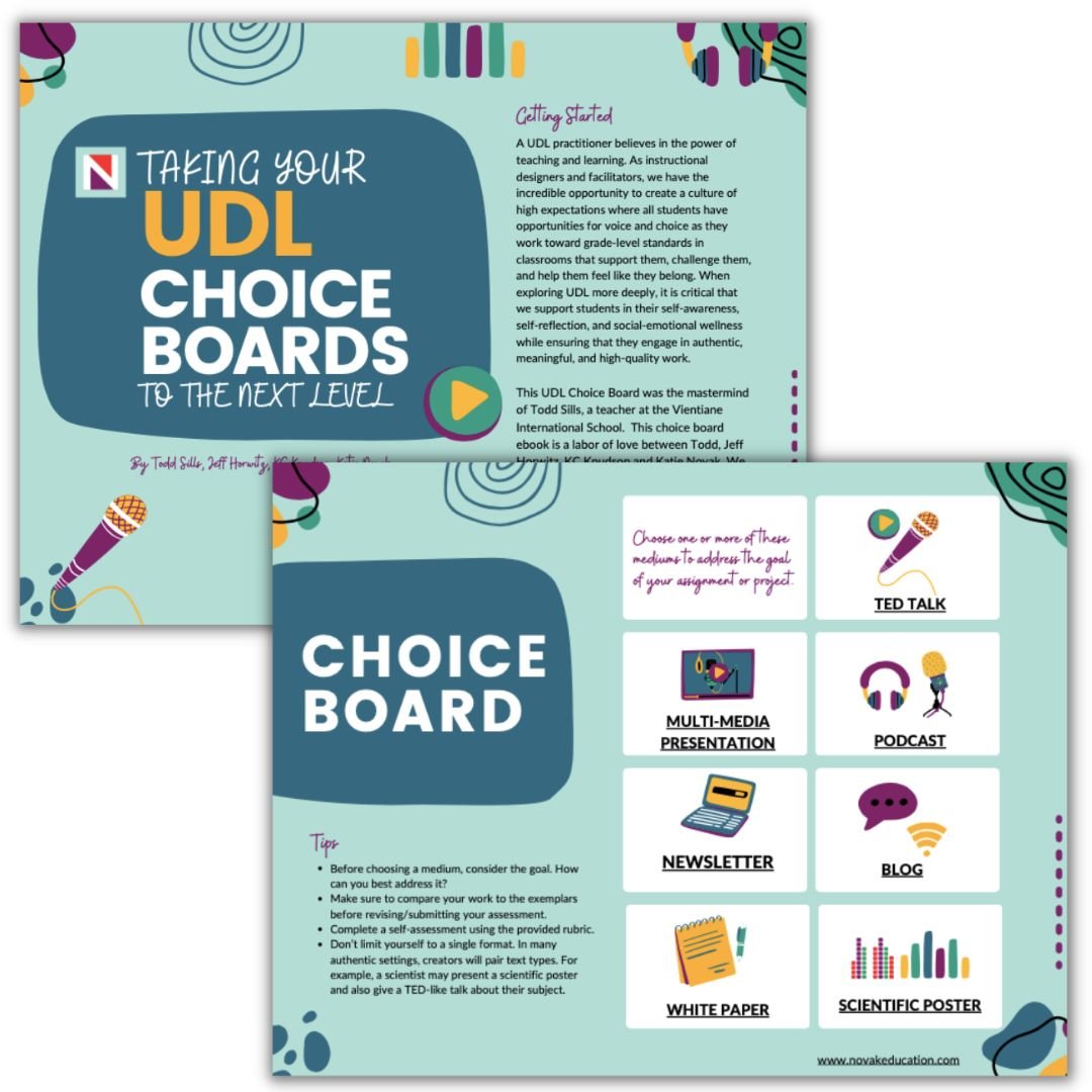 image of udl choice boards